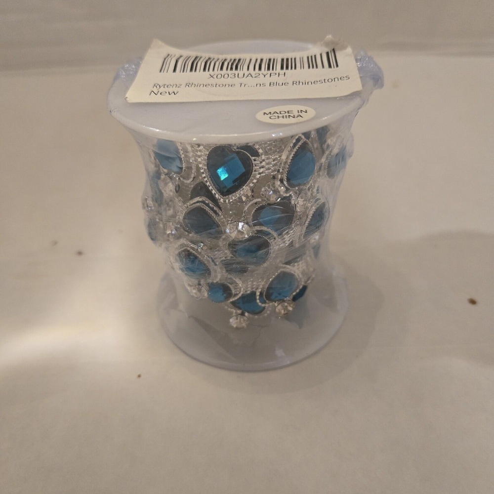 Rytenz Blue Rhinestones 1 Yard (NEW)